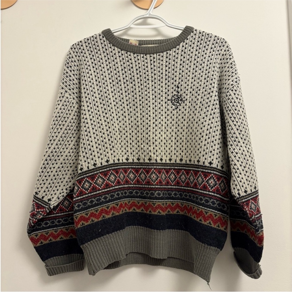 Vintage Wool/Acrylic Knit Sweater